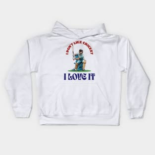 I love cricket Kids Hoodie